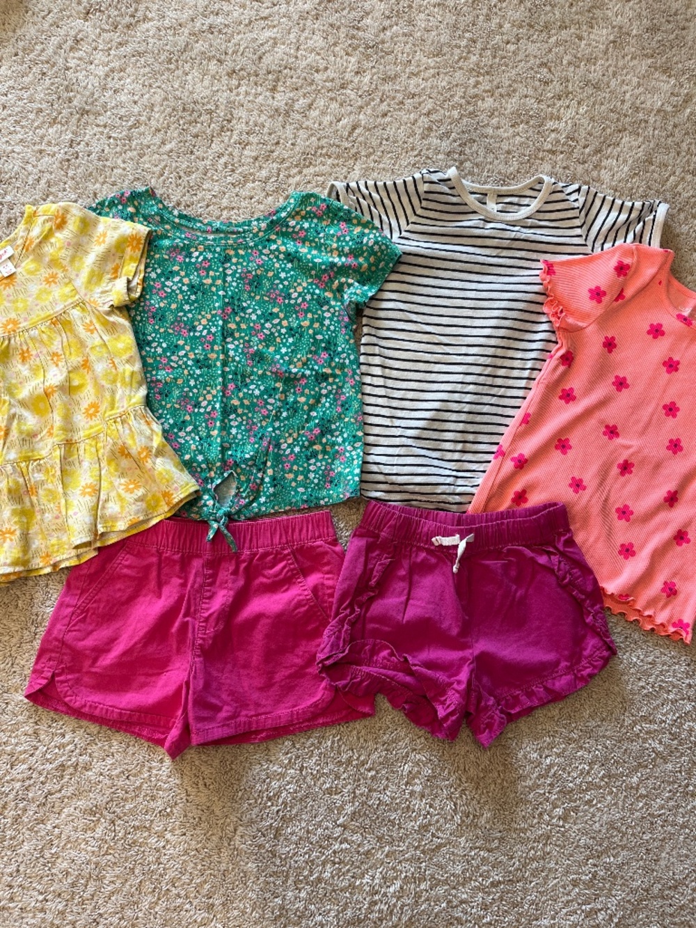 Girl size 8 bundle shorts and Tshirts